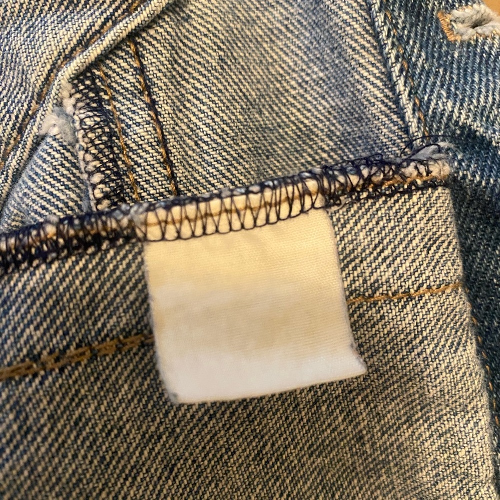 Vintage 70’s-90’s Calvin Klein Sz L Men’s Denim Jean Jacket W/ Elbow Patches - Picture 9 of 9